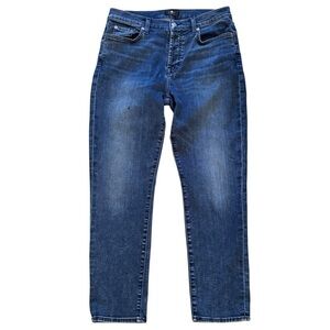 7 FOR ALL MANKIND Size 28 High-Waist Josefina Button Fly Stretch Denim Jeans